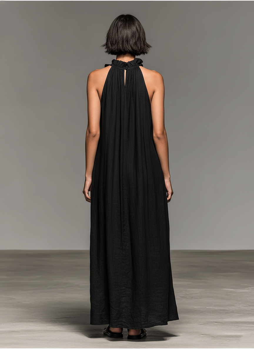 Leonie ruffled maxi dress – image 6