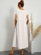 Camille pleated midi dress – image 14