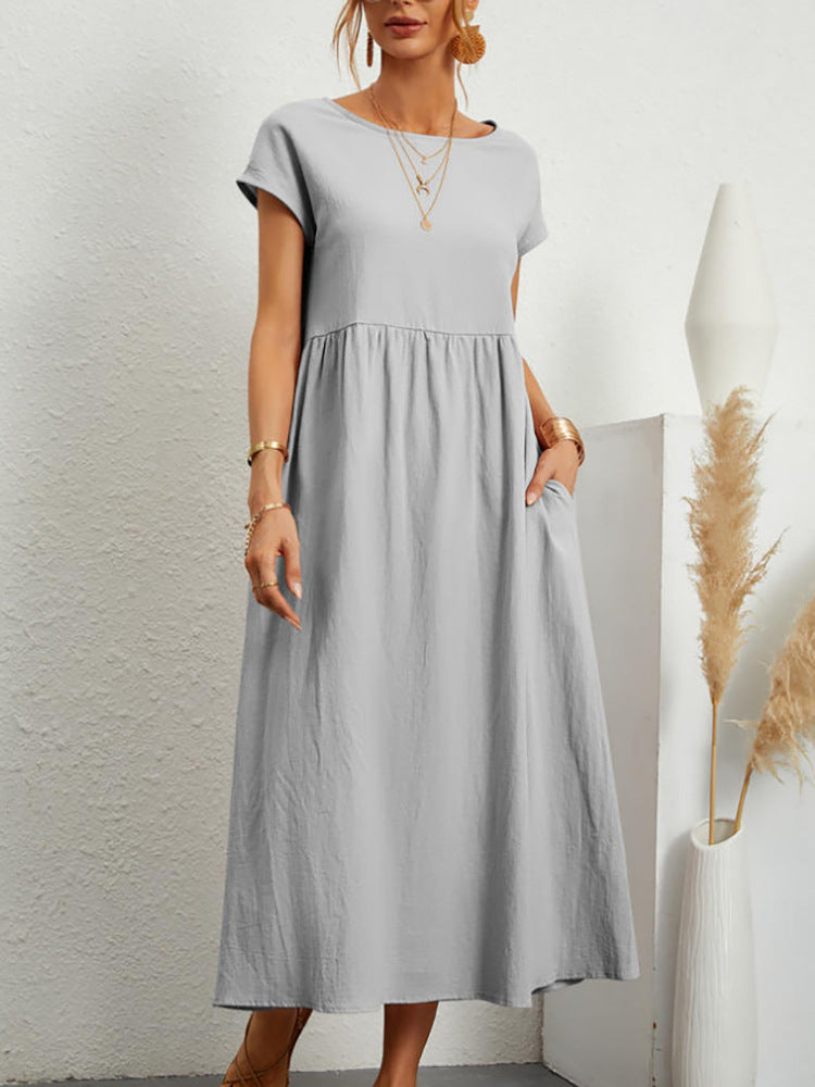Camille pleated midi dress – image 12