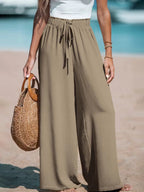 Genevieve | Stylish Wide Leg Trousers