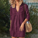 Zelda | Stylish Linen Dress