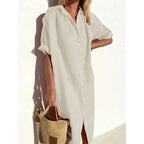Delphine classic shirt dress – image 7