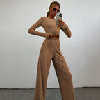 Danae | Refined Wide Leg Two Piece Set