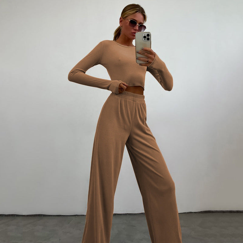 Danae | Refined Wide Leg Two Piece Set