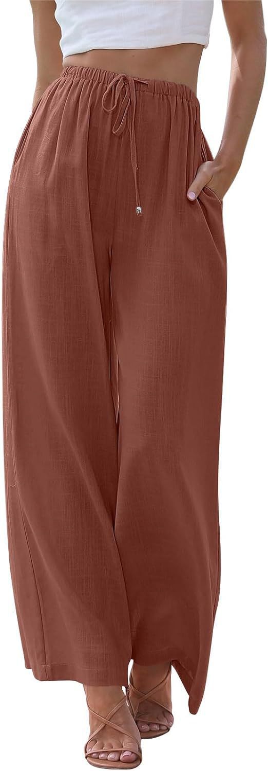 Perrine | Polished Linen Trousers
