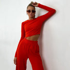 Danae | Refined Wide Leg Two Piece Set