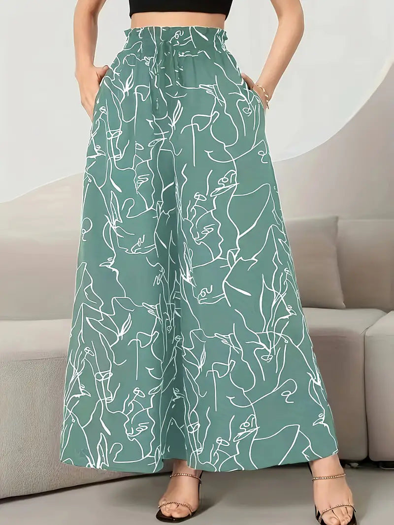 Solene | Relaxed Wide Leg Trousers