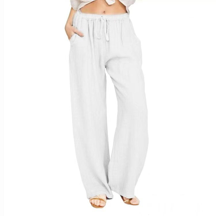 Nina | Relaxed Linen Trousers