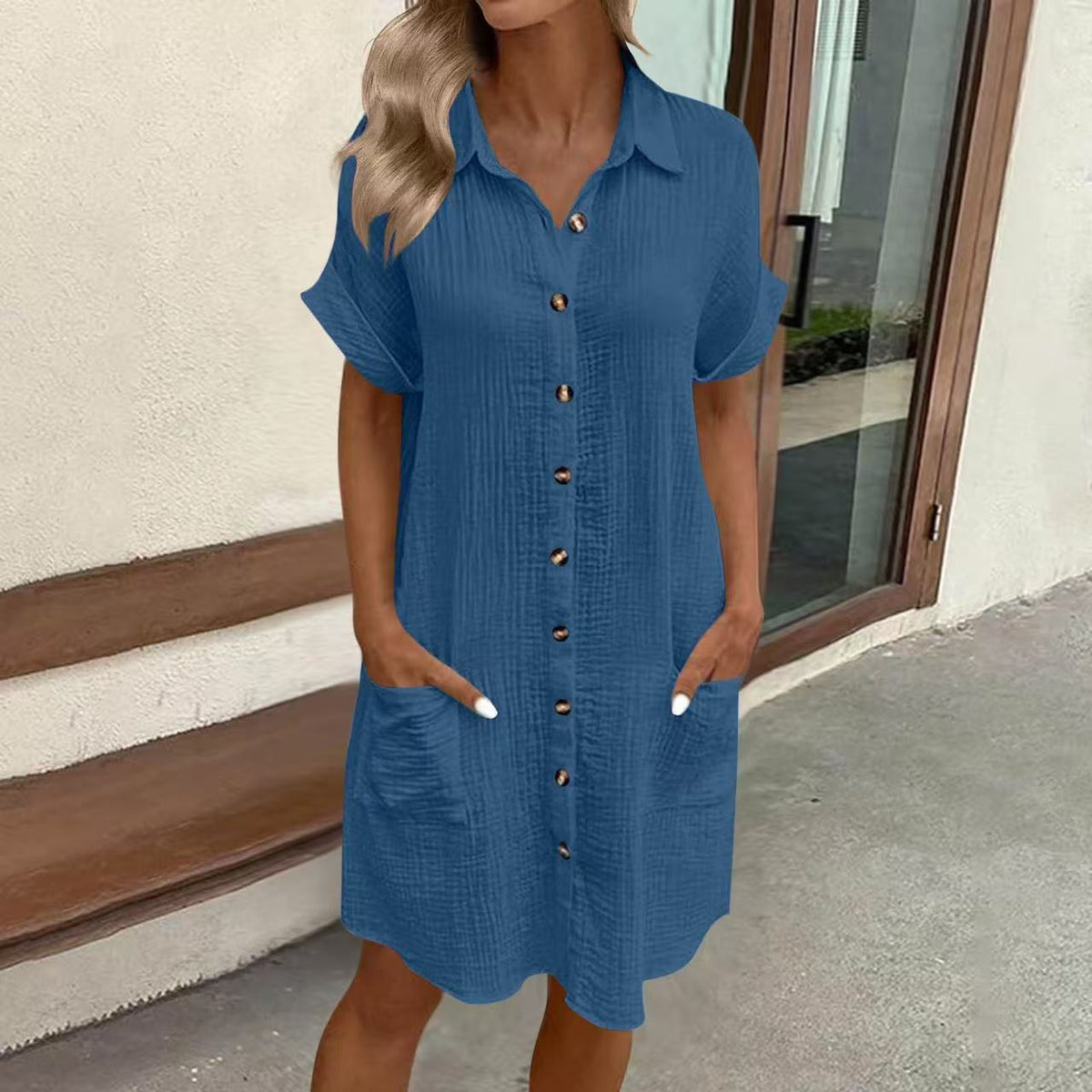 Aurore vintage shirt dress – image 14