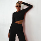 Danae | Refined Wide Leg Two Piece Set