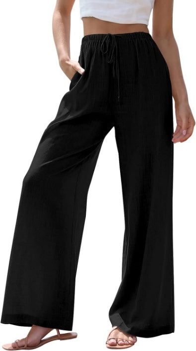 Perrine | Polished Linen Trousers