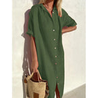 Delphine classic shirt dress – image 8