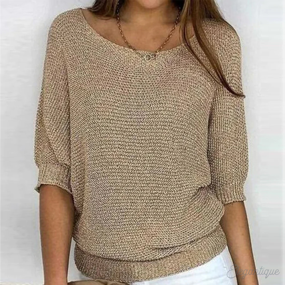 Hanne | Effortless Lightweight Knit Jumper