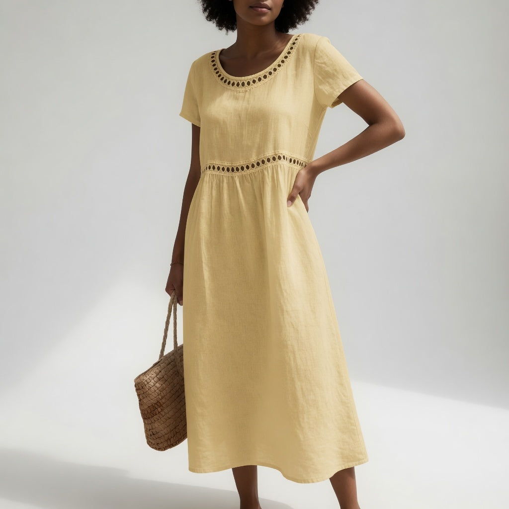 Ilaria embroidered midi dress – image 3