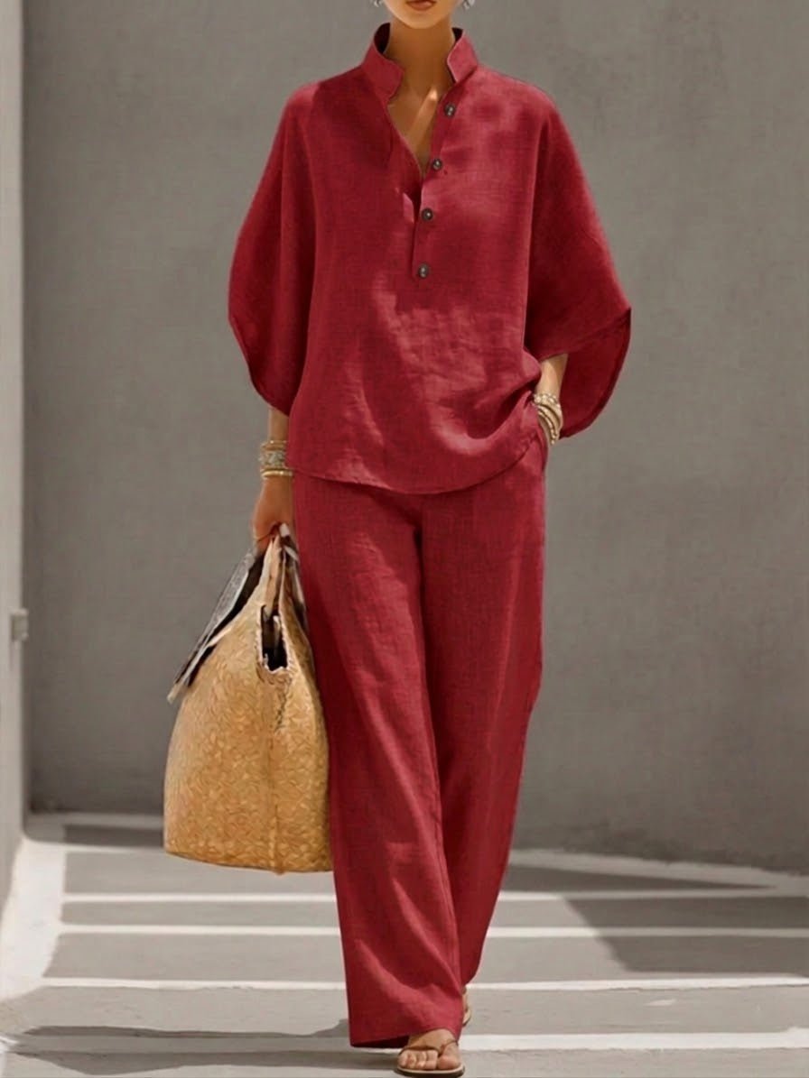 Adelina two piece batwing sleeve set – image 6