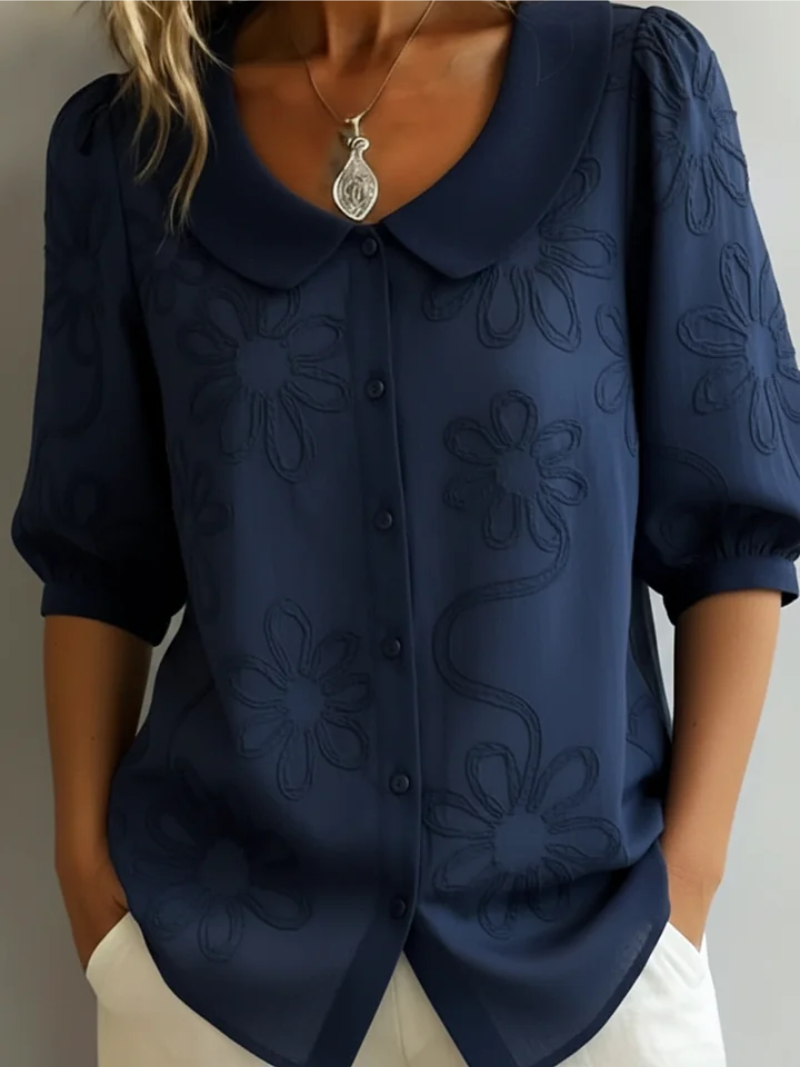 Bailey embroidered floral blouse – image 6