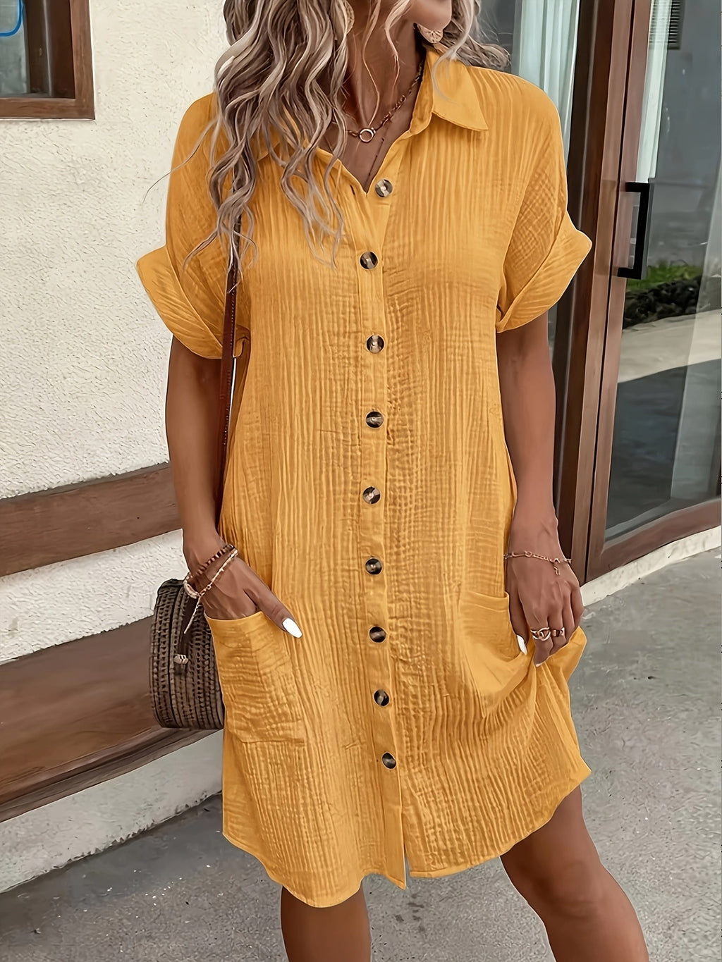 Rosalie | Effortless Shirt Dress