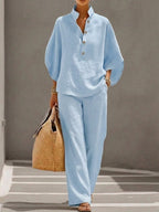 Adelina two piece batwing sleeve set – image 2