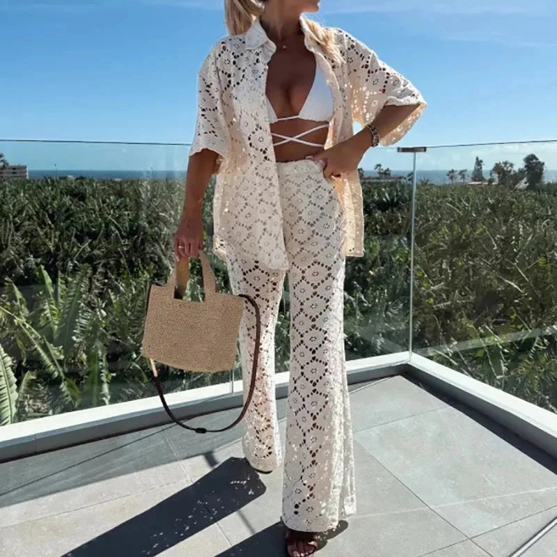 Elaina two piece lace detail set – image 7