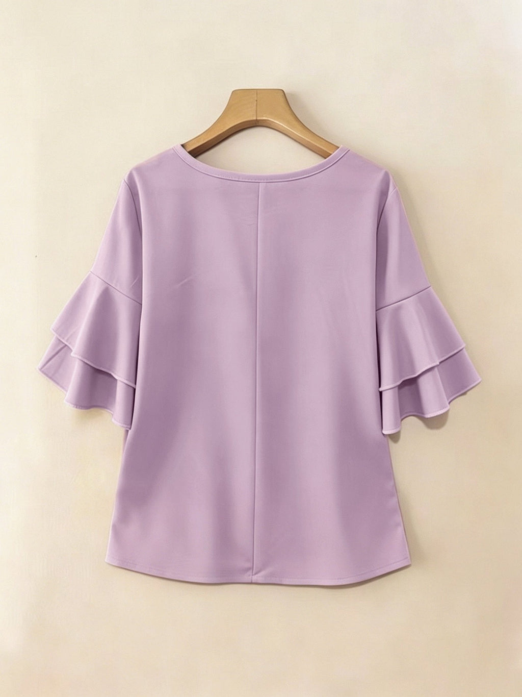 Celina flared sleeve pleated blouse – image 20