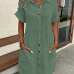 Rosalie | Effortless Shirt Dress