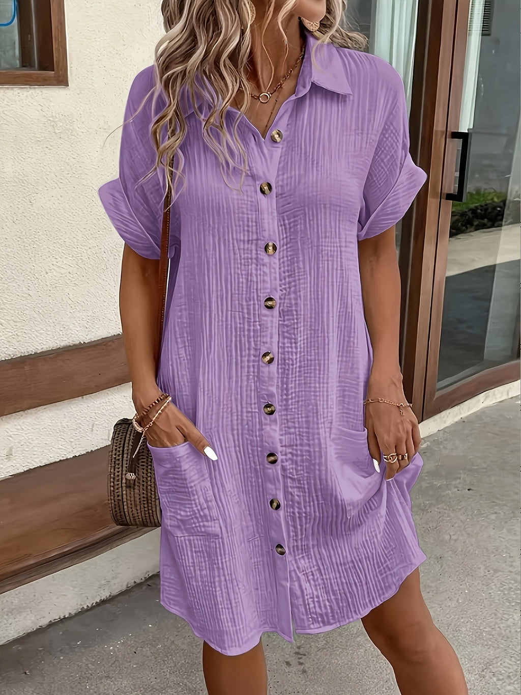 Aurore vintage shirt dress – image 16