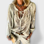 Milana tie neck blouse – image 4