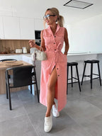 Noemie | Understated Denim Dress