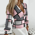 Eliana deep v neck blouse – image 11