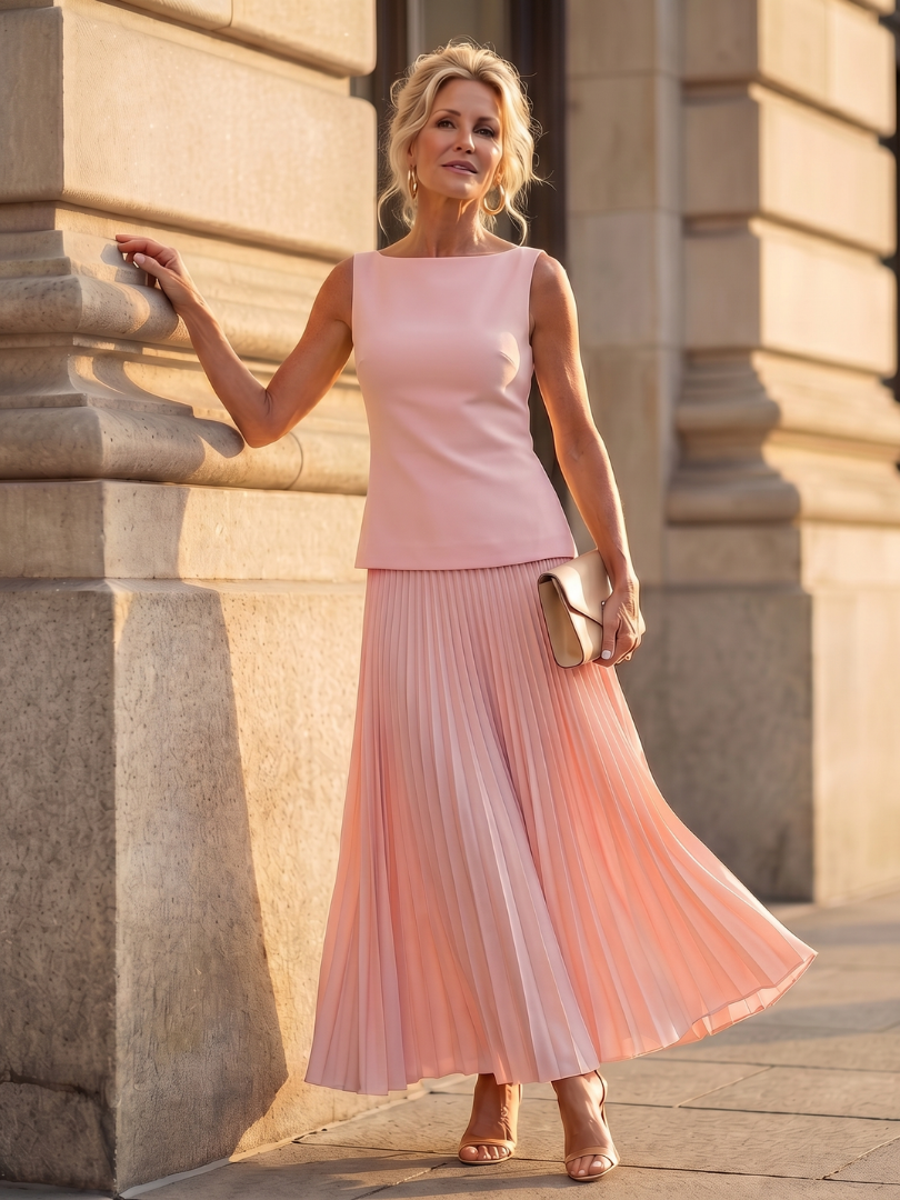 Angelina two piece bodice and pleated skirt set – image 10