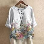 Adalyn retro print blouse – image 7