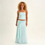 Celeste two piece corset top and wrap skirt set