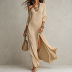 Amara one shoulder fluid maxi dress – image 3