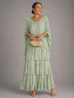 Frankie layered chiffon maxi dress