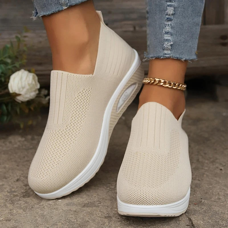 Nell | Graceful White Sneakers