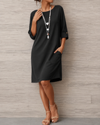 Amelie airy midi dress