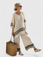 Liora two piece linen mix oversized set – image 5