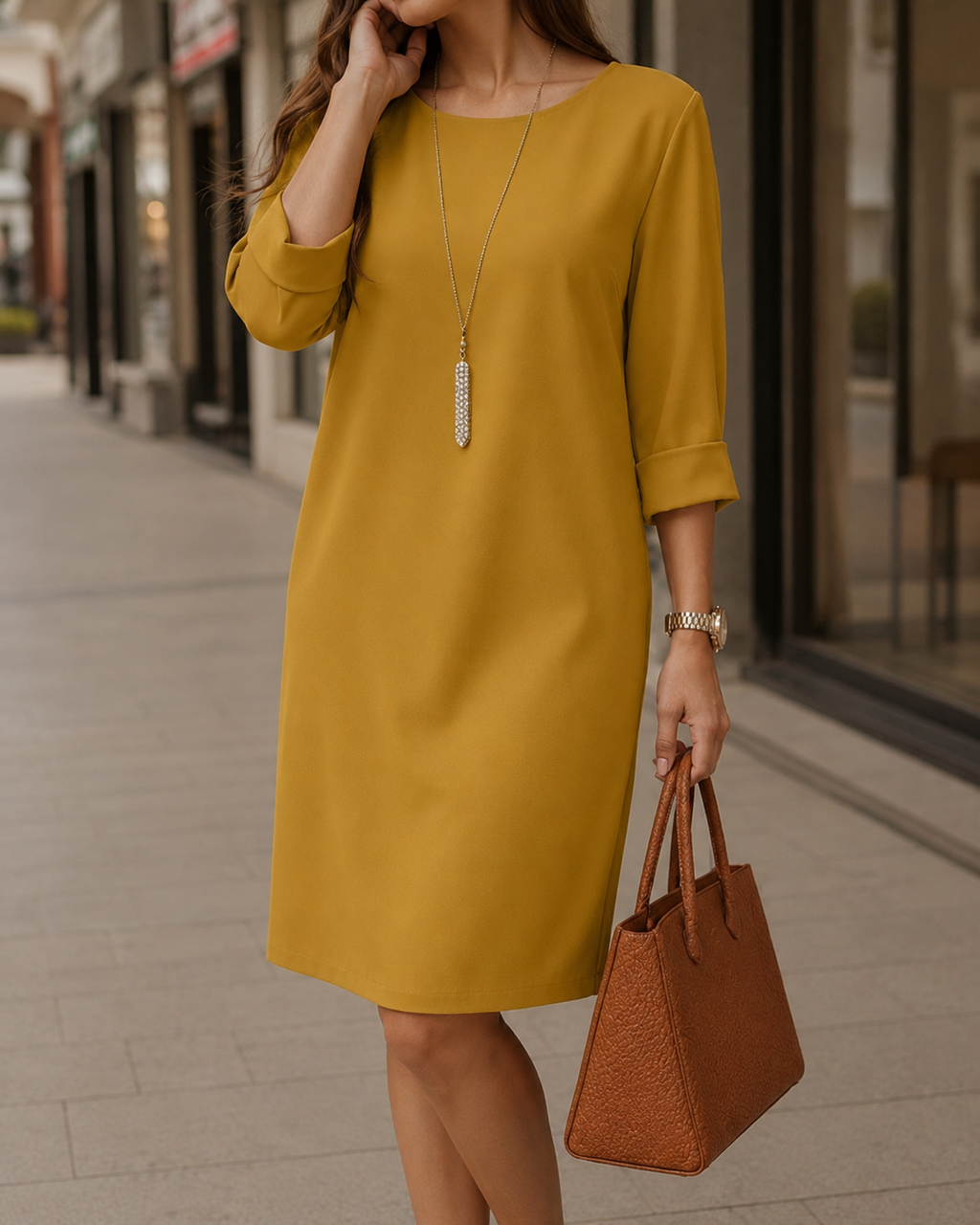 Amelie airy midi dress