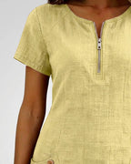 Noor midi dress with zip pockets – image 19