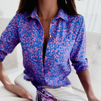 Jessie collared printed blouse – image 8