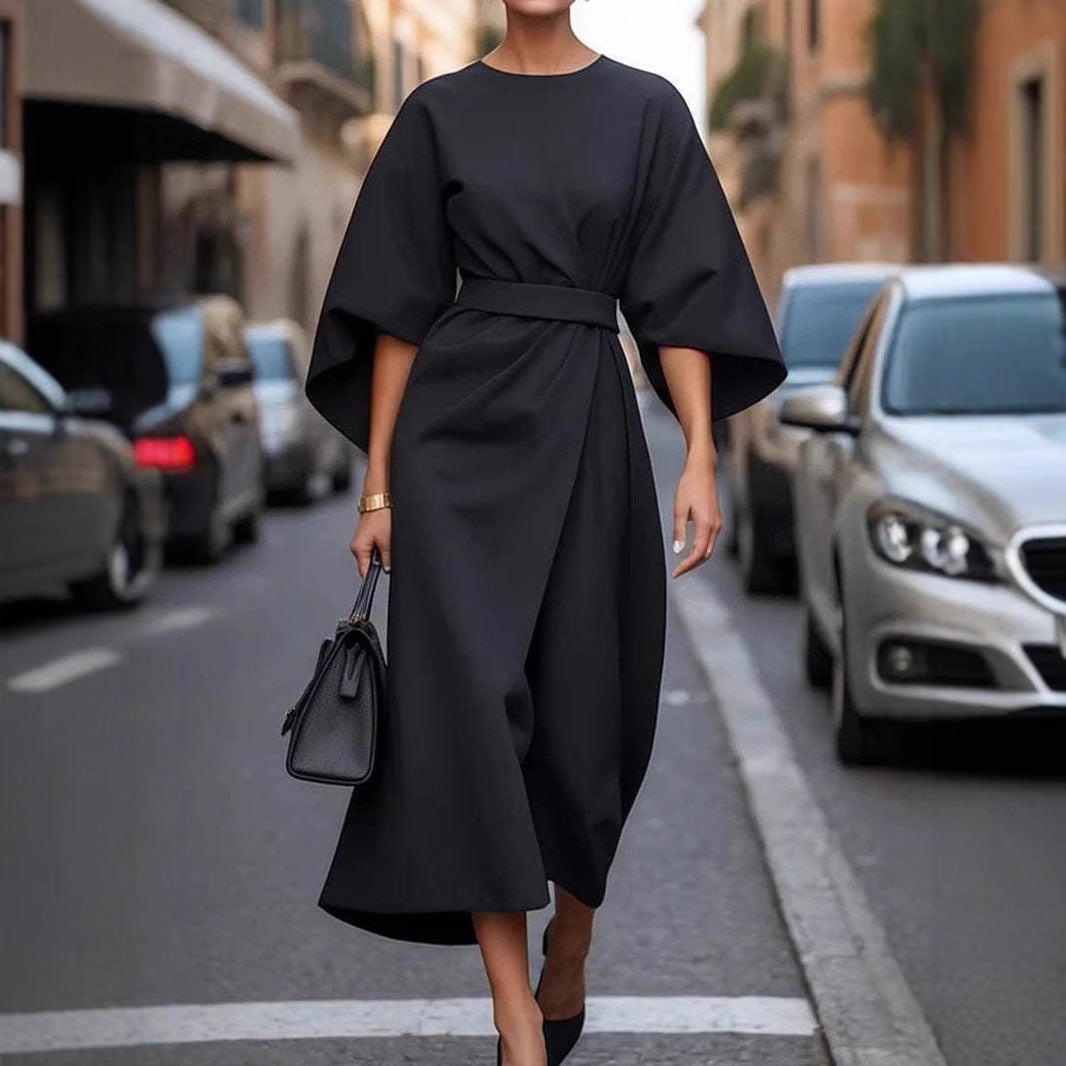 Juliette batwing sleeve midi dress – image 3