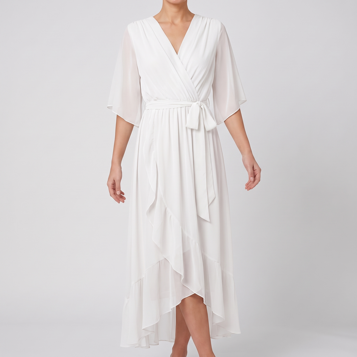 Anouk mini dress in white, front view