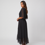 Anouk mini dress in black, front view