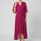 Anouk mini dress in pink, front view