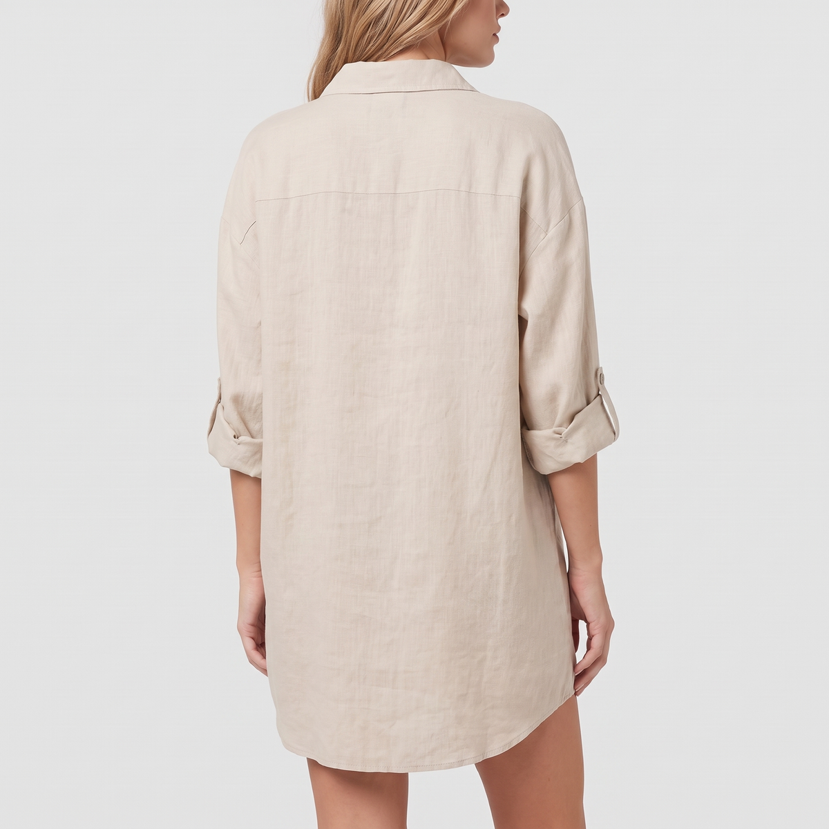 Beatrix shirt dress, back view