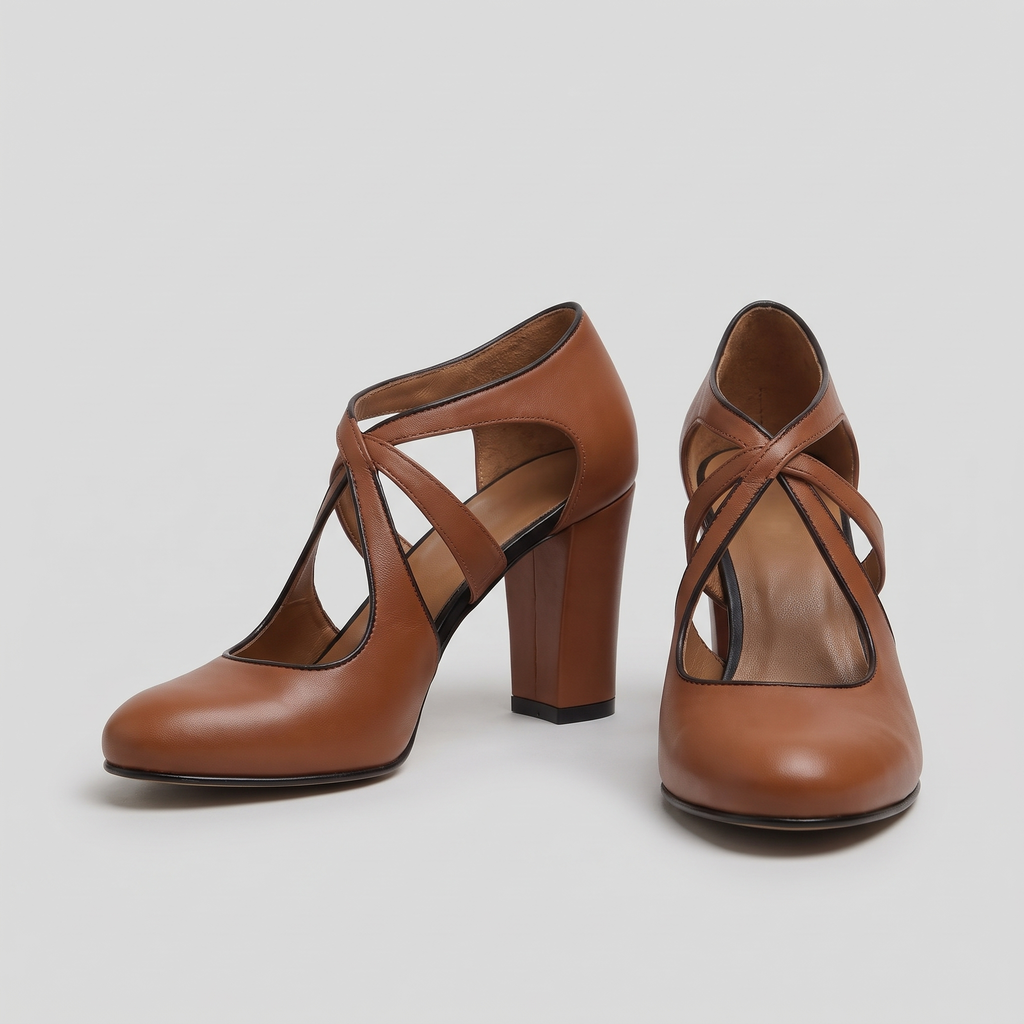 Ophelie block heel sandals, product view