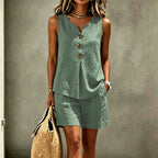 Rhiannon two piece shorts set