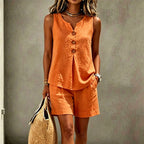 Rhiannon two piece shorts set