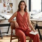 Octavia two piece relaxed trouser set