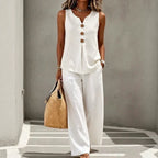 Amelie two piece relaxed trouser set – image 4
